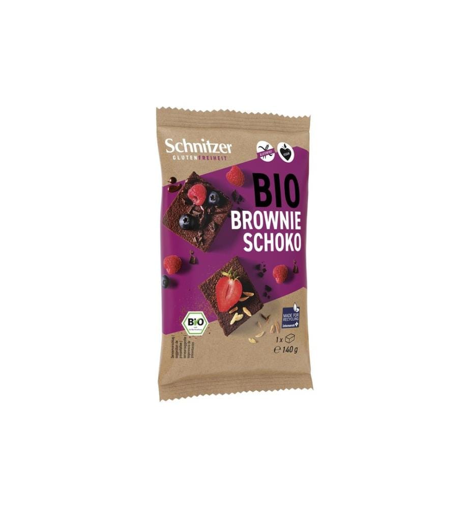 Schnitzer - Pâtisserie Brownie au chocolat végétalien bio 140 g