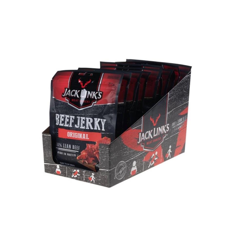 JACK LINK'S - Fleischsnack Beef Jerky Original 12 x 60 g