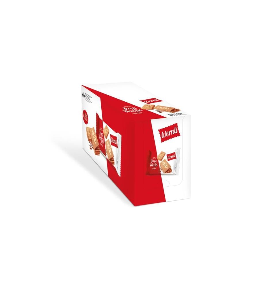 Wernli - Petits gâteaux Jura Waffle Original Pockets 16 x 37g