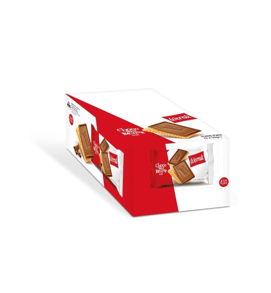 Wernli - Petits gâteaux Choco Petit Beurre au lait 12 x 50 g