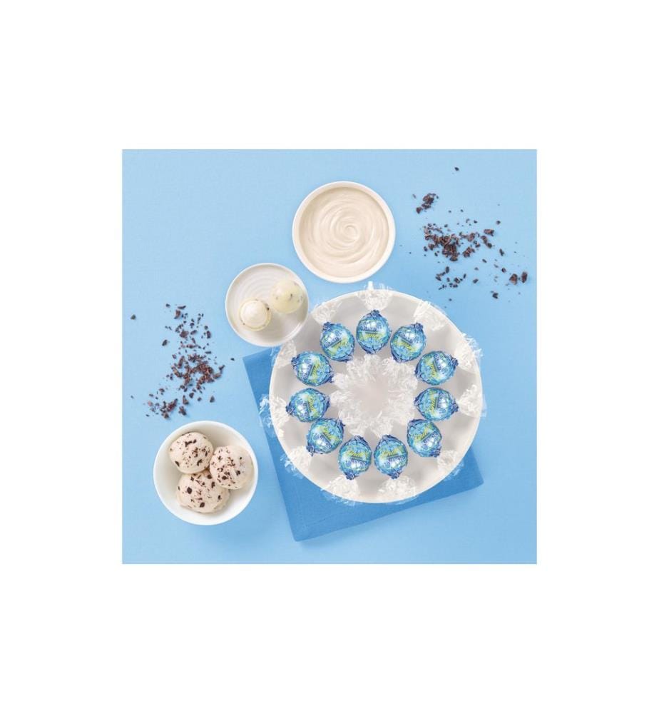 LINDT - Schokoladen-Pralinen Lindor Kugeln Stracciatella 1000 g