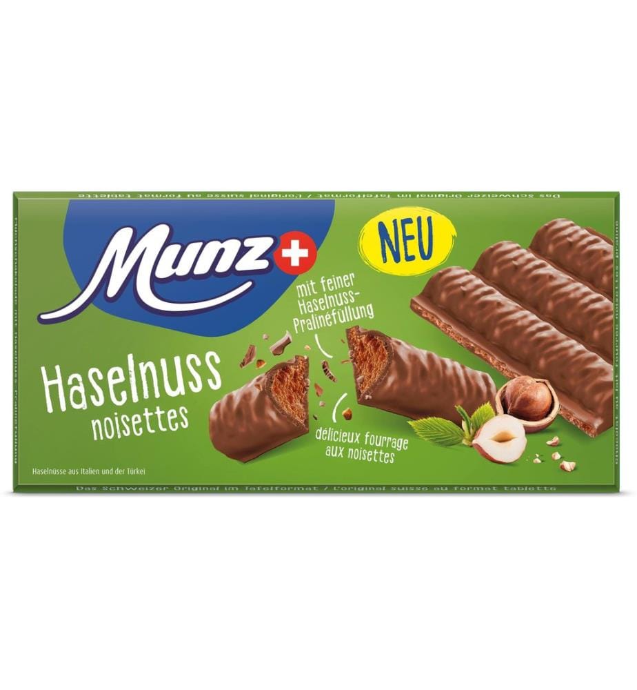 MUNZ - Tablette Noisette 100 g