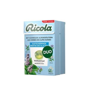 RICOLA - Bonbons Menthe des glaciers 2 x 50 g