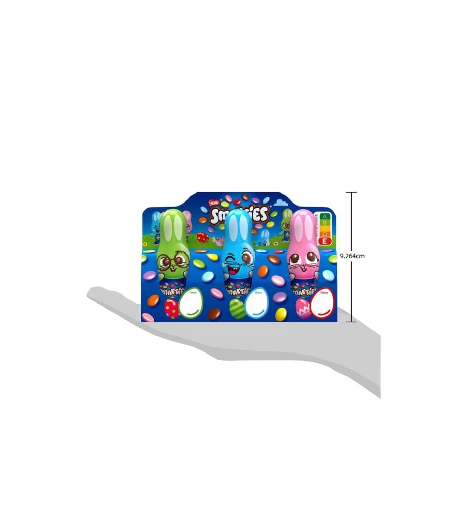Nestlé Snacks - Mini lapins de Pâques Smarties 3 x 18.7 g
