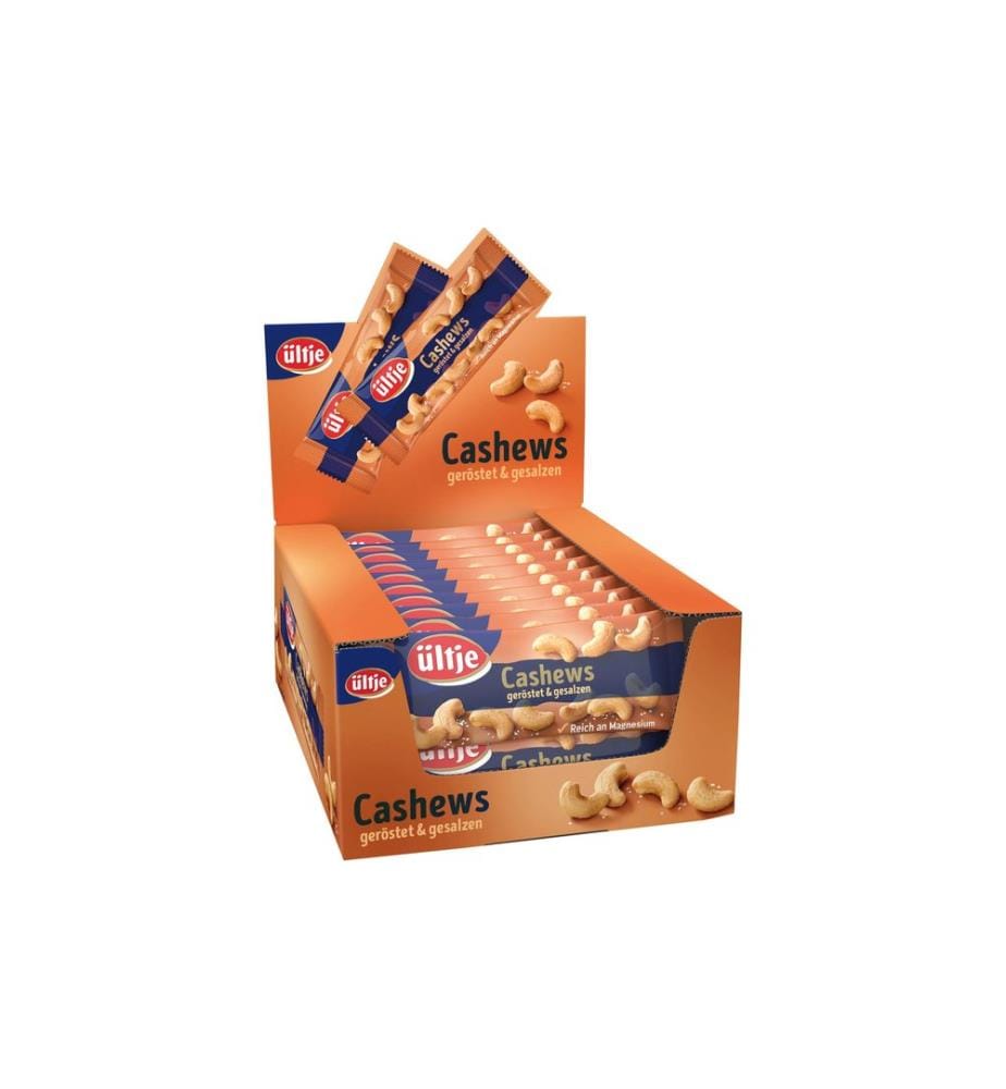 ÜLTJE - Noix de cajou 20 x 40 g