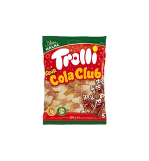 TROLLI - Bonbons gommeux Halal Sour Cola Club 100 g