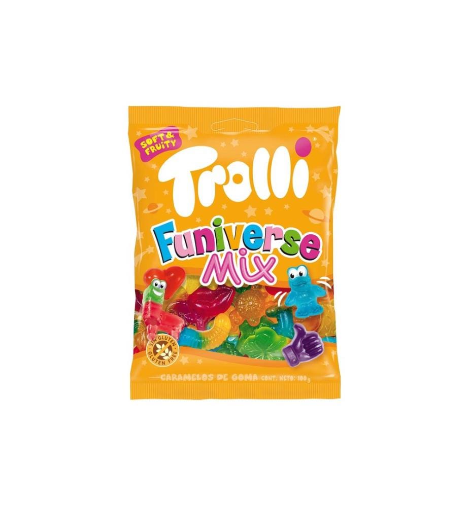 TROLLI - Bonbons gommeux Funiverse Mix 100 g
