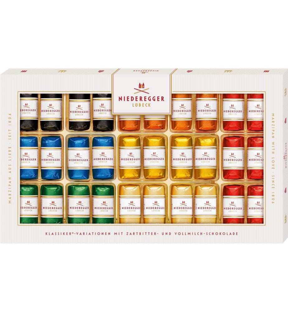 Niederegger - Variationen Marzipan Pralinen mit Zartbitter-Schokolade