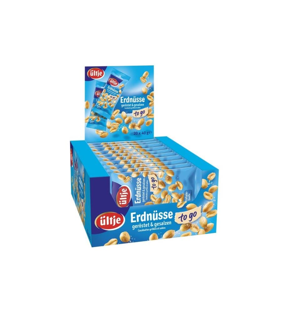 ÜLTJE - Cacahuètes salées 20 x 40 g