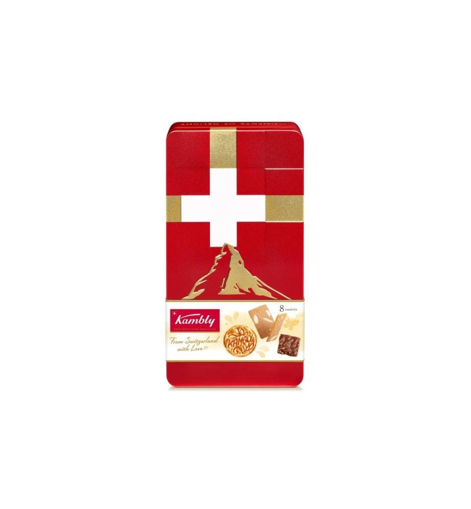 KAMBLY - Petits gâteaux Boîte Top of Switzerland 175 g