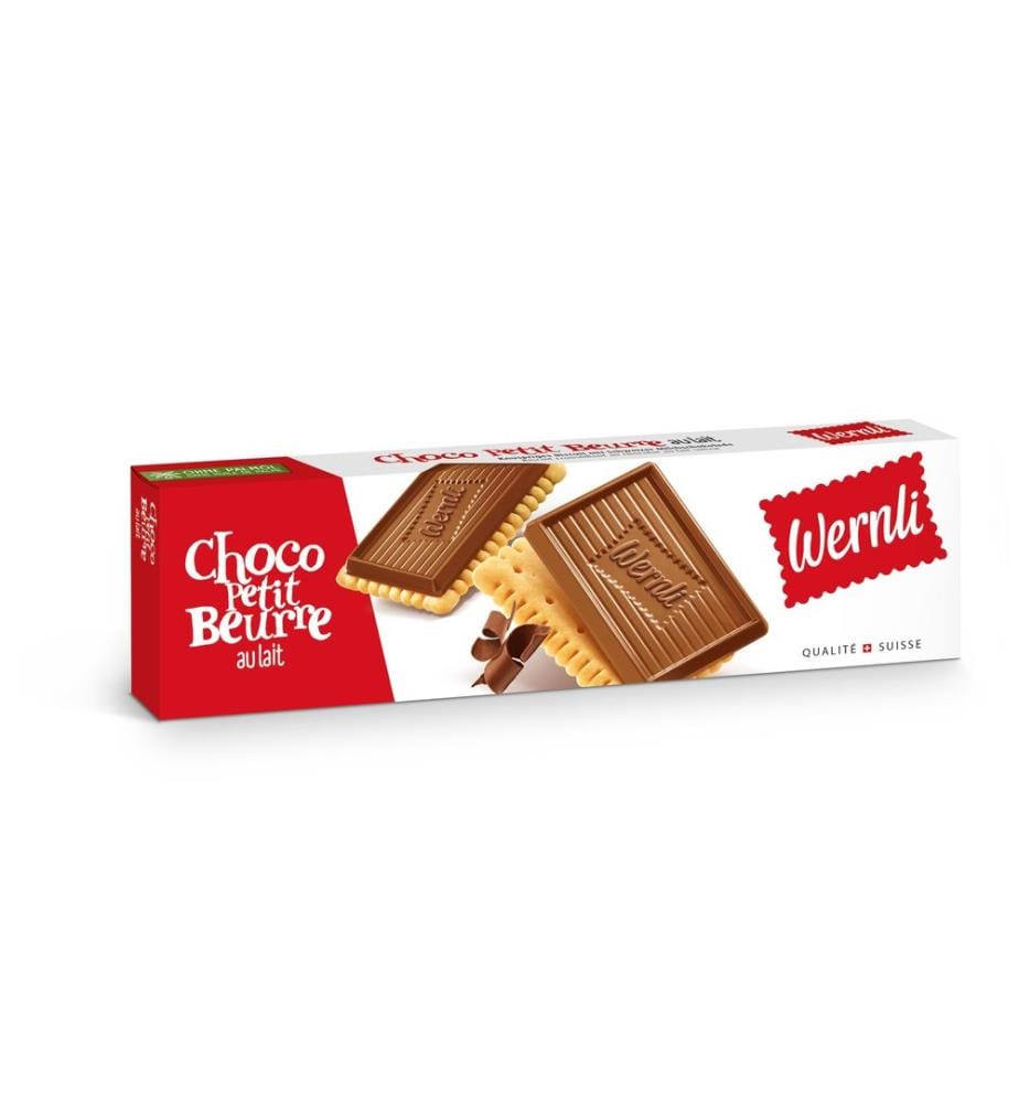 Wernli - Petits gâteaux Choco Petit Beurre au lait 125 g
