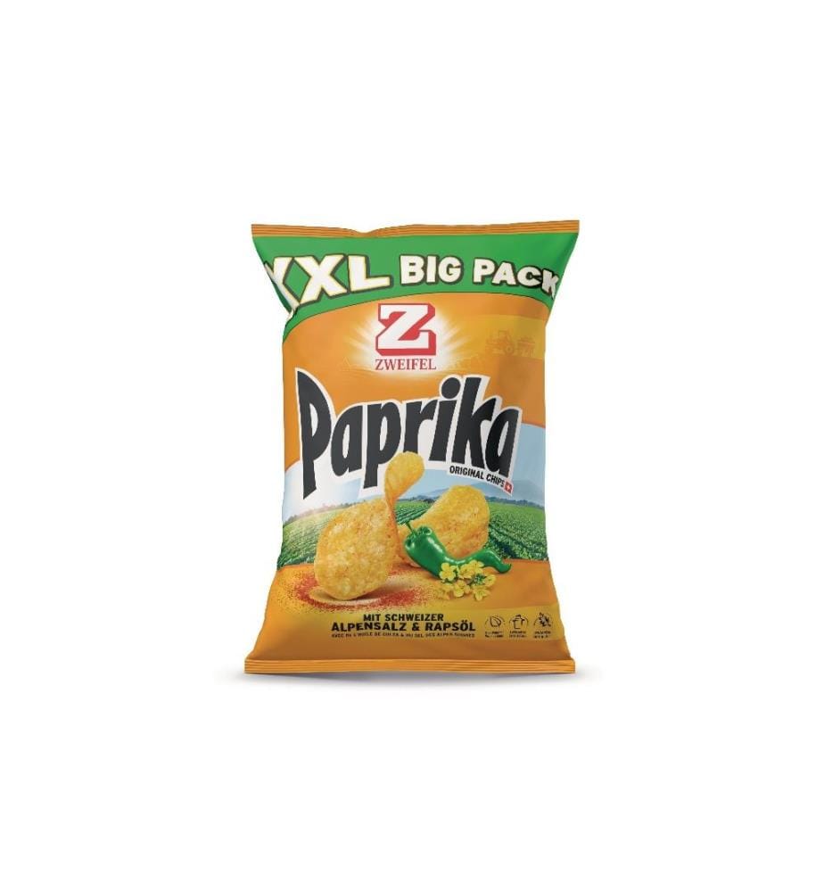 ZWEIFEL - Chips Original Paprika Big Pack XXL 380 g