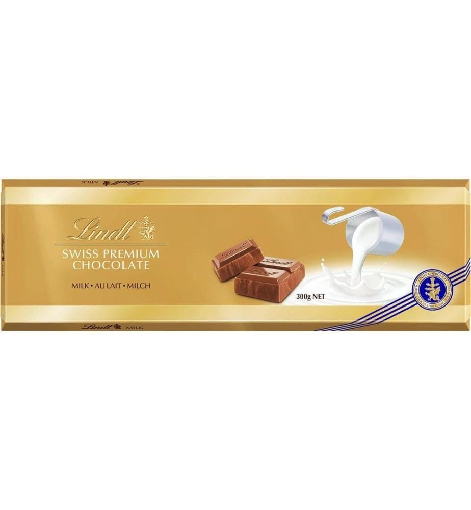 LINDT - Tablette de chocolat Lait 300 g