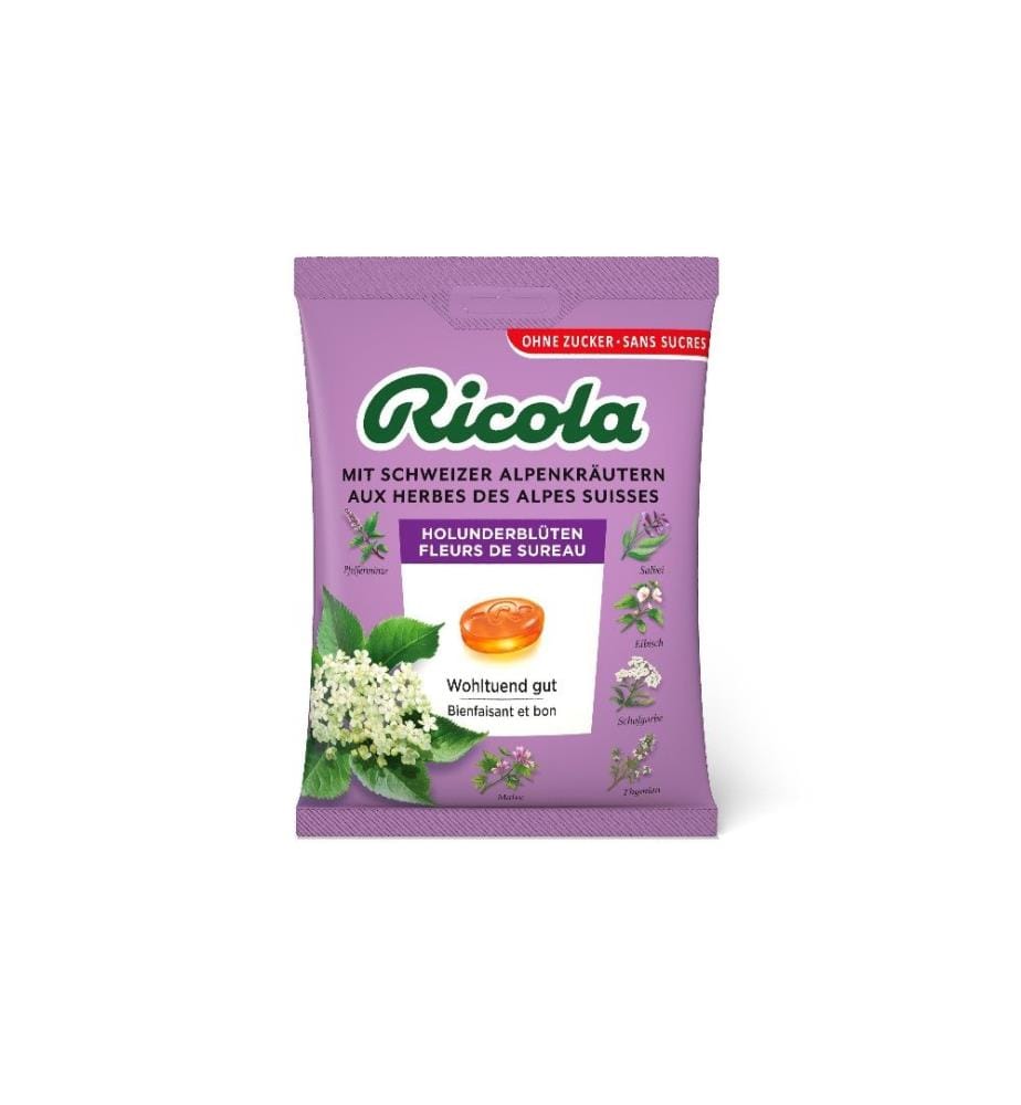 RICOLA - Bonbons Fleurs de sureau 125 g