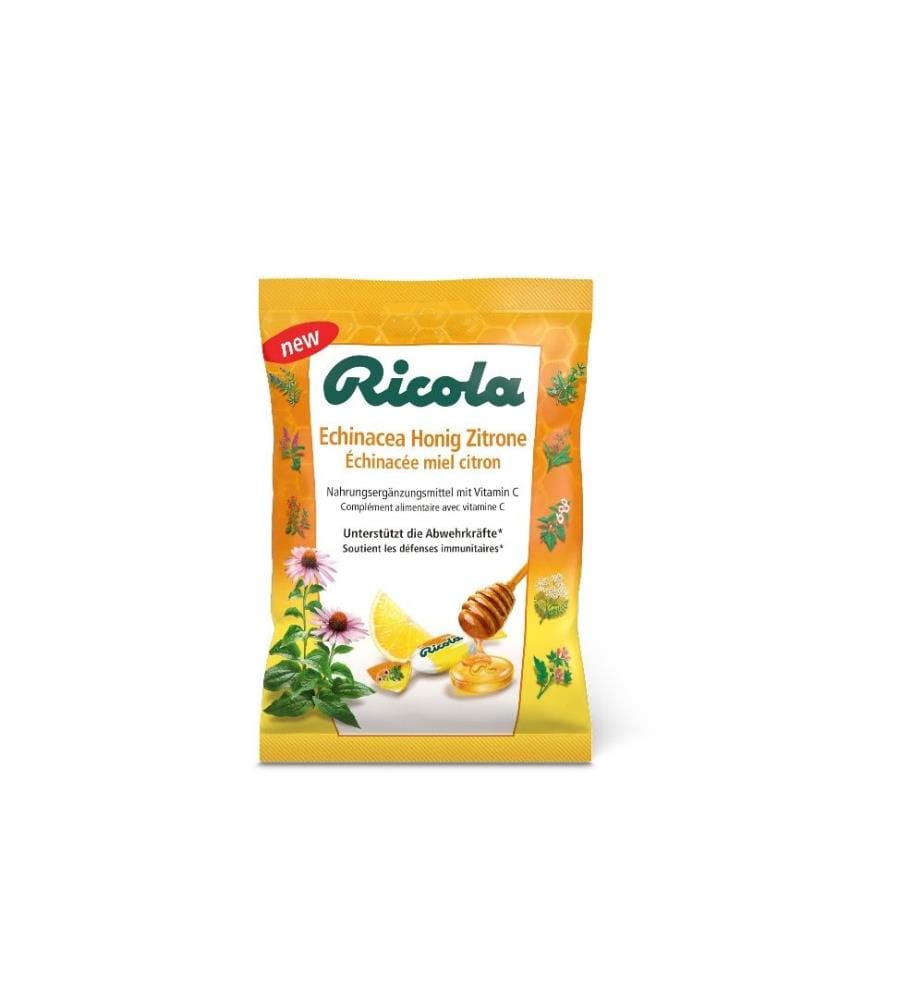 RICOLA - Bonbons Echinacea miel citron 75 g