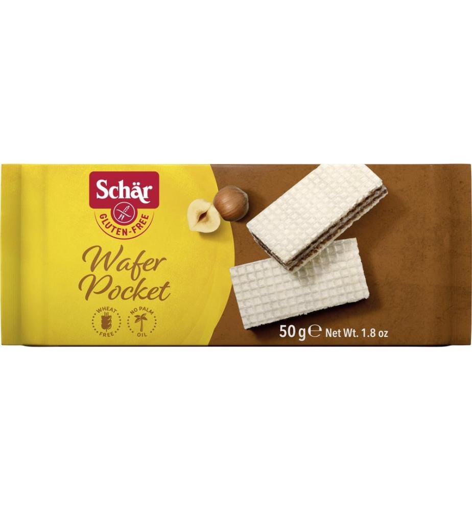 Dr.Schär Wafer pocket Noisette sans gluten 50 g