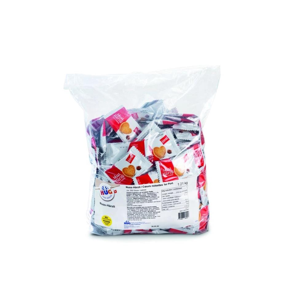Wernli Gebäck Nuss-Härzli 1215 g, 250 Stück