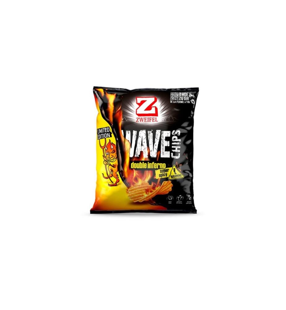Zweifel Chips Wave Double Inferno 120 g