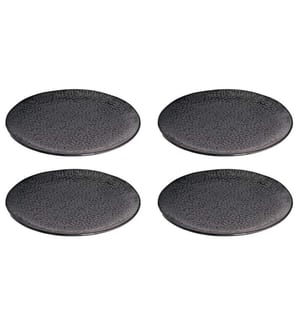 LEONARDO - Assiette de présentation Matera Ø 32 cm, 4 Pièce/s, Anthracite