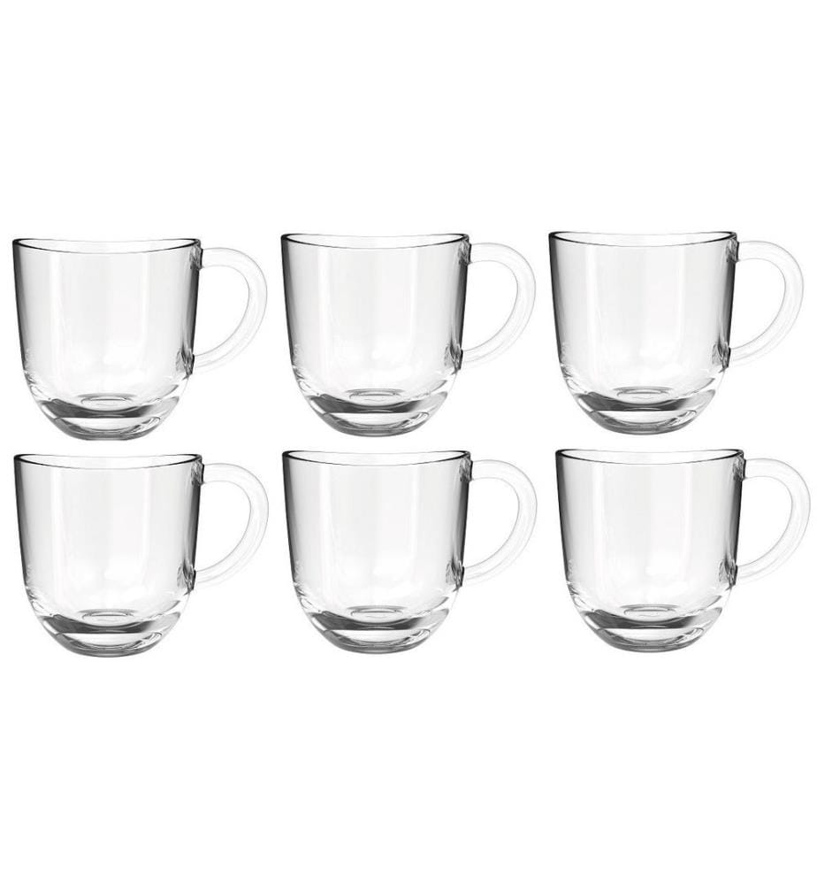 LEONARDO - Tasse à café Napoli 280 ml, 6 Pièce/s, Transparent