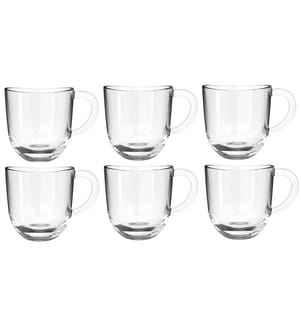 LEONARDO - Tasse à café Napoli 280 ml, 6 Pièce/s, Transparent