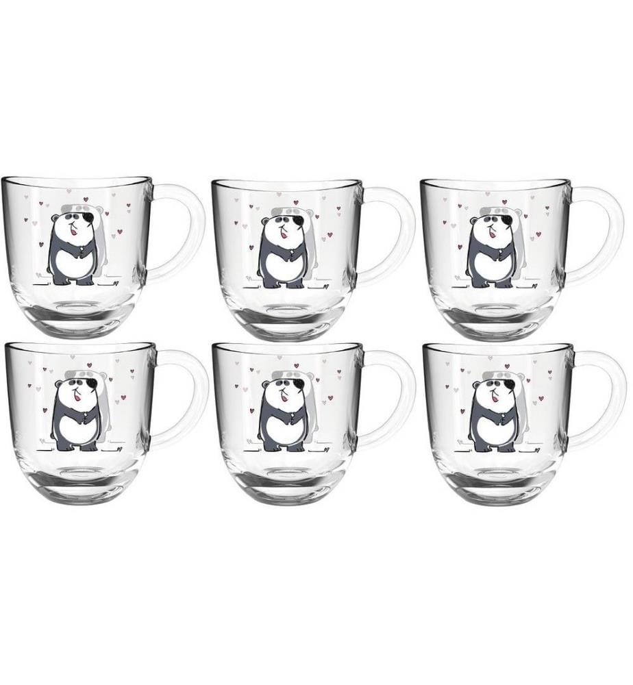 LEONARDO - Kindertasse Bambini Panda, 6 Stück