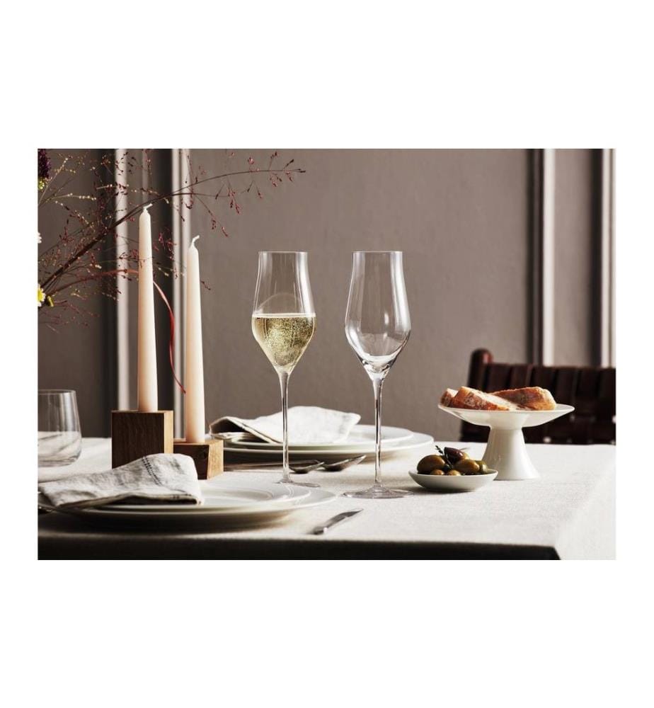 LEONARDO - Champagnerglas Brunelli 340 ml, 6 Stück, Transparent