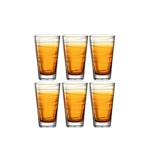 LEONARDO - Verre Vario Struttura 280 ml, 6 Pièce/s, Orange