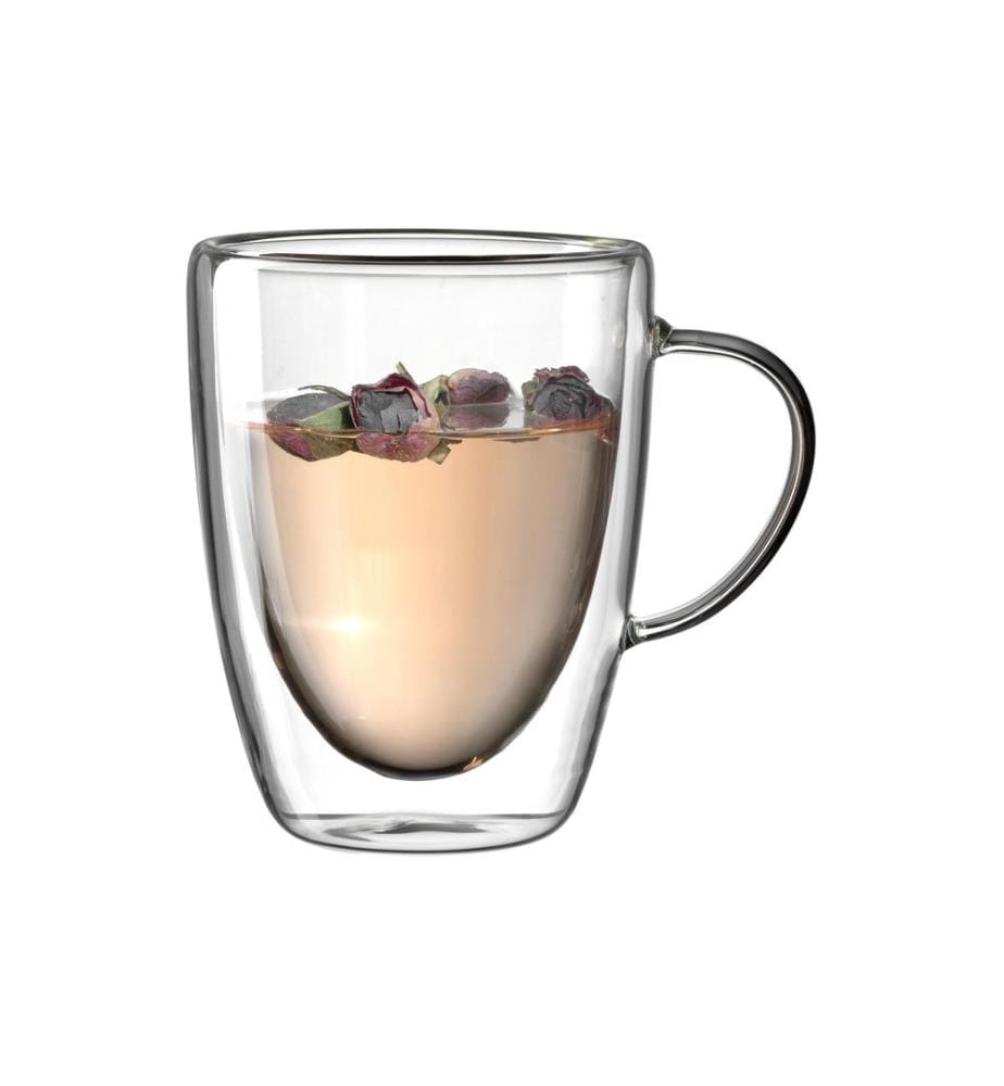 LEONARDO - Tasse à café Duo 300 ml, 4 Pièce/s, Transparent