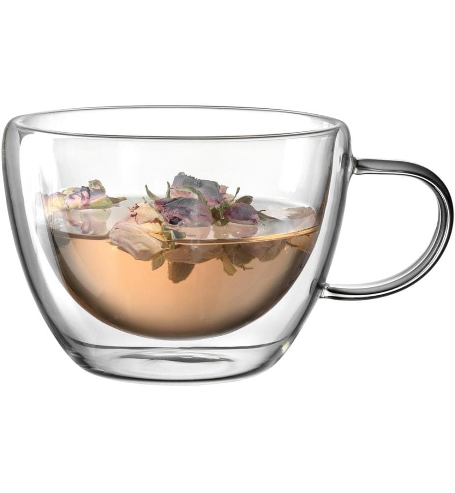 LEONARDO - Tasse à thé Duo 360 ml, 2 Pièce/s, Transparent