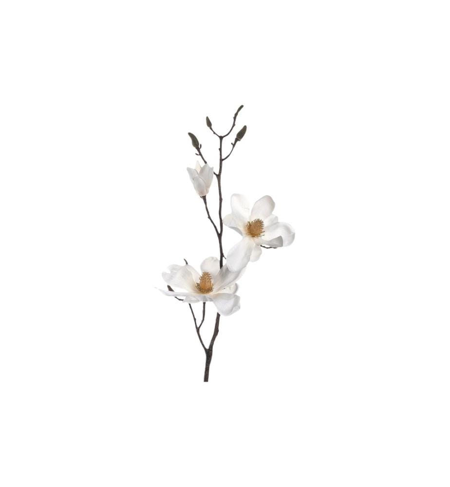 LEONARDO - Kunstblume Magnolienzweig Vernazza 40 cm, 12 Stück
