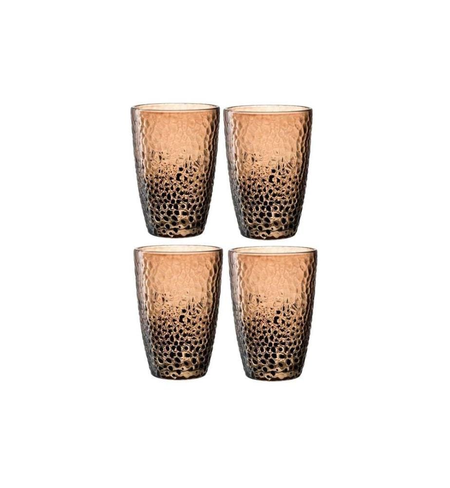 LEONARDO - Trinkglas Matera 340 ml, 4 Stück, Sand