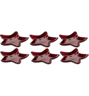 LEONARDO - Coupe Autentico 15 cm, 6 pièces, rouge