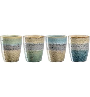LEONARDO - Gobelet à café Matera 300 ml, 4 Pièce/s, Multicolore
