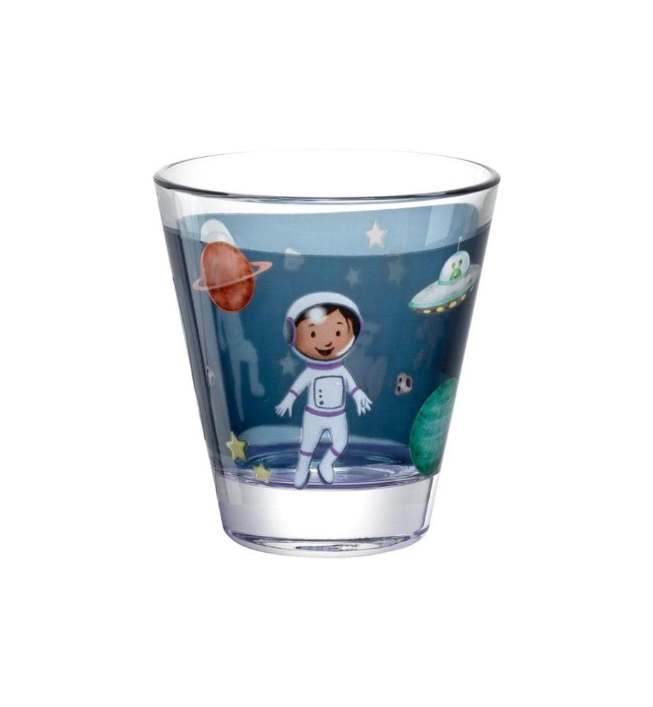 LEONARDO - Kindertrinkglas Avventura 215 ml, 6 Stück, Weltall
