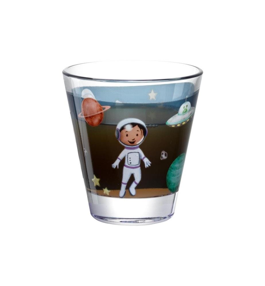 LEONARDO - Kindertrinkglas Avventura 215 ml, 6 Stück, Weltall