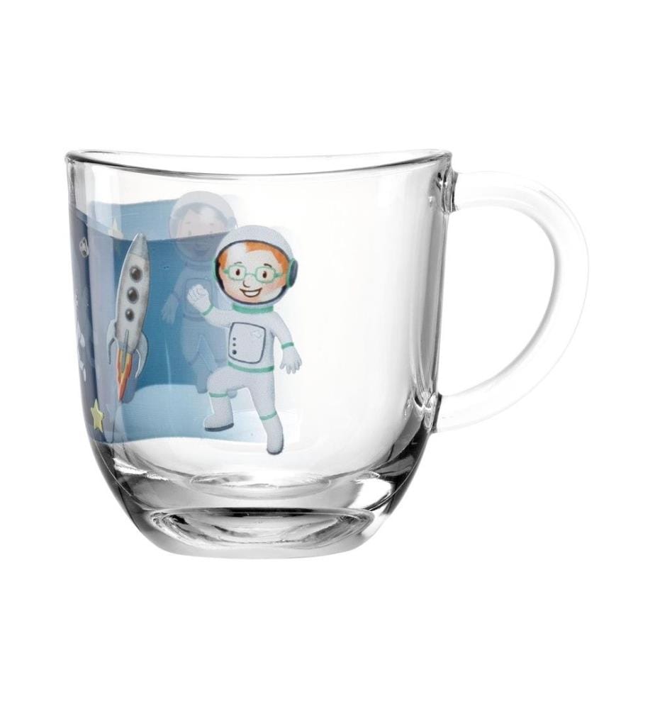 LEONARDO - Kindertasse Avvenutura 280 ml, 6 Stück, Weltall