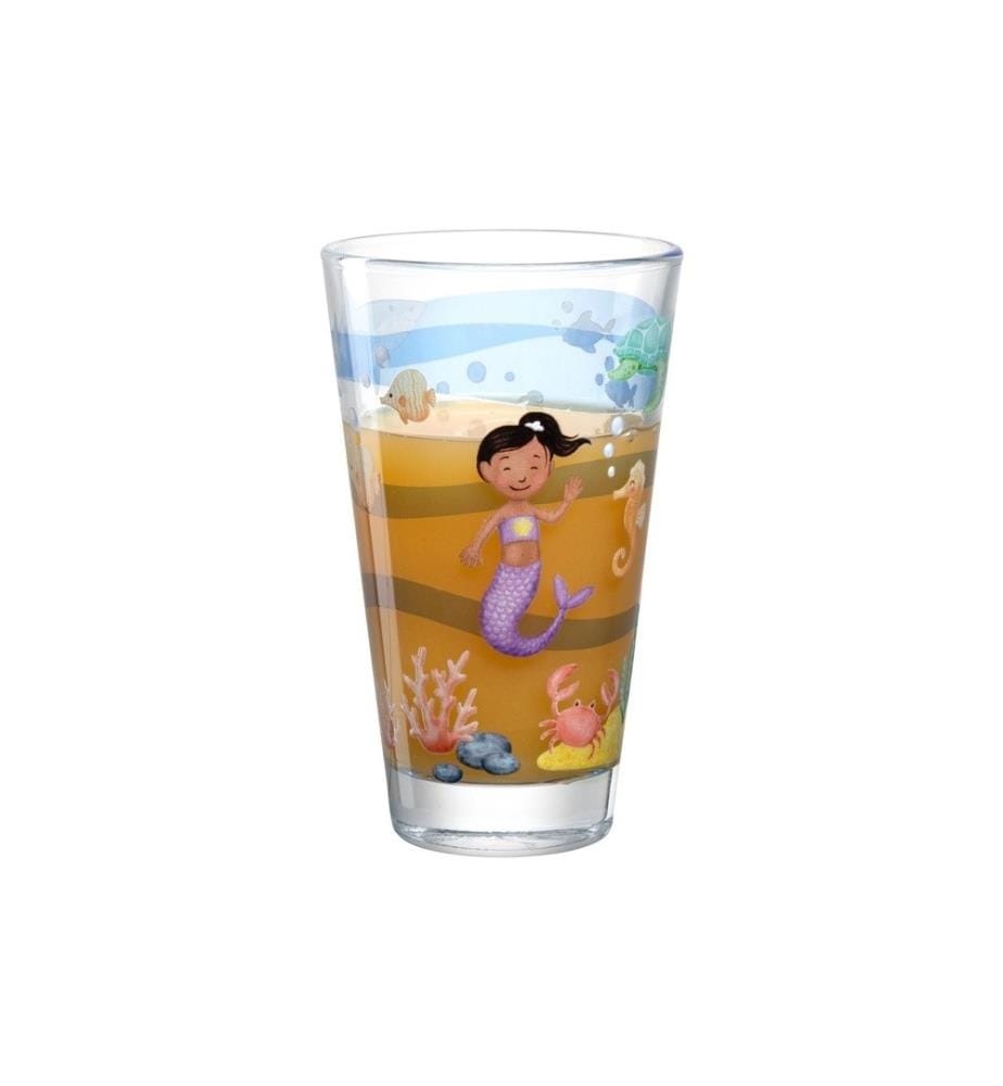 LEONARDO - Kindertrinkglas Avventura 300 ml, 6 Stück, Meer