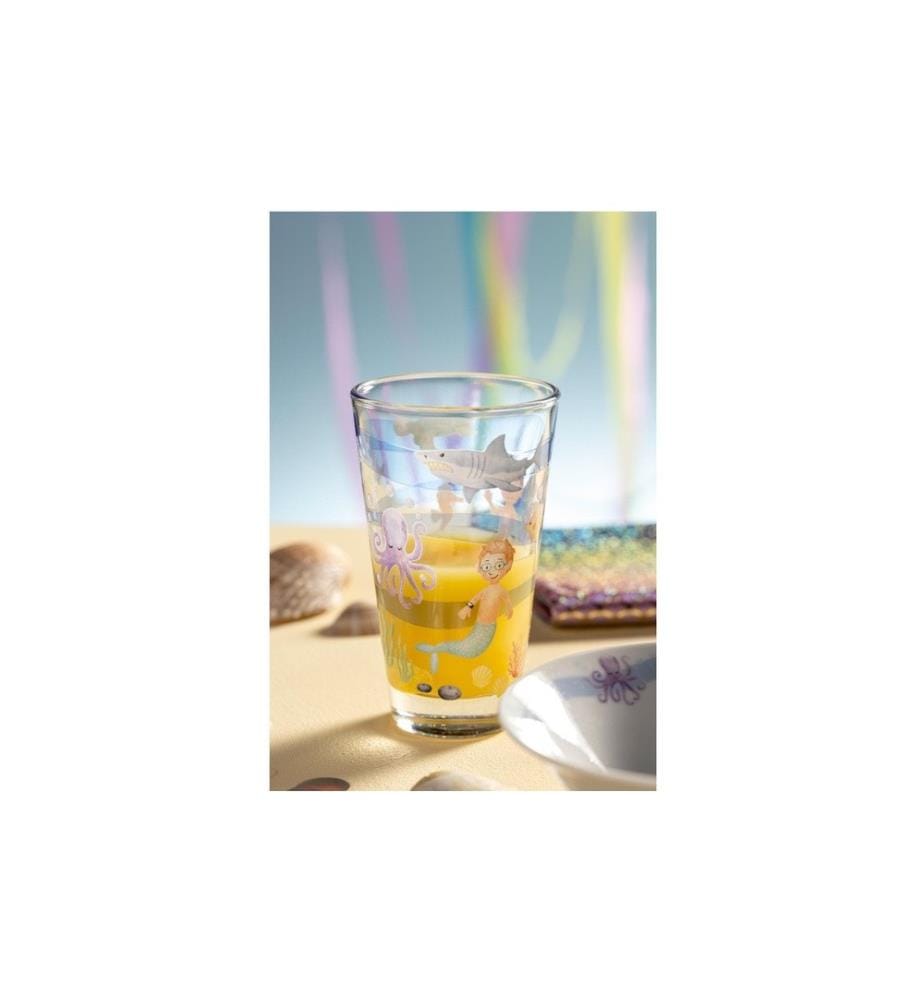 LEONARDO - Kindertrinkglas Avventura 300 ml, 6 Stück, Meer