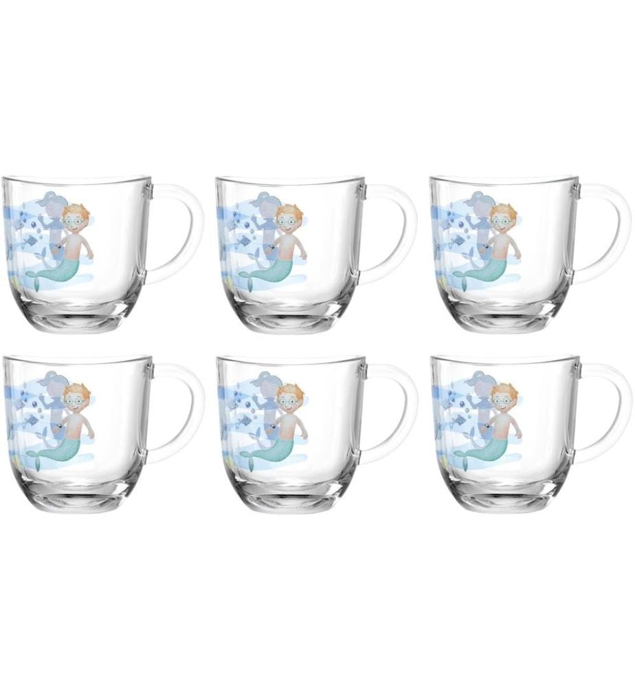 LEONARDO - Kindertasse Avvenutura 280 ml, 6 Stück, Meer