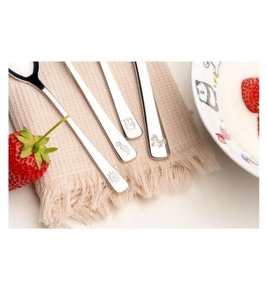 LEONARDO - Set de couverts pour enfants Bambini 4 pièces