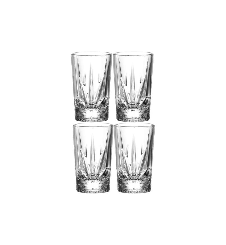 LEONARDO - Schnapsglas Capri 280 ml, 4 Stück, Transparent