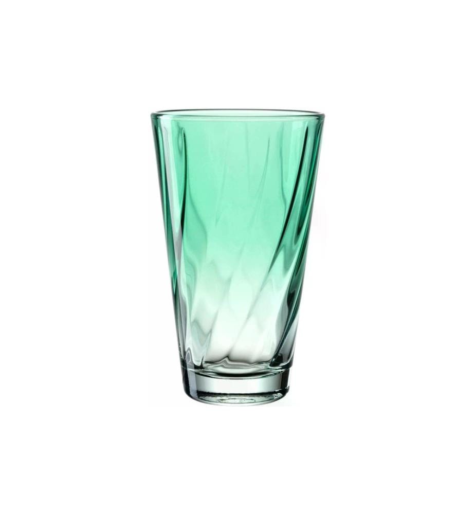 LEONARDO - Verre Twist 300 ml, 4 Pièce/s, Turquoise