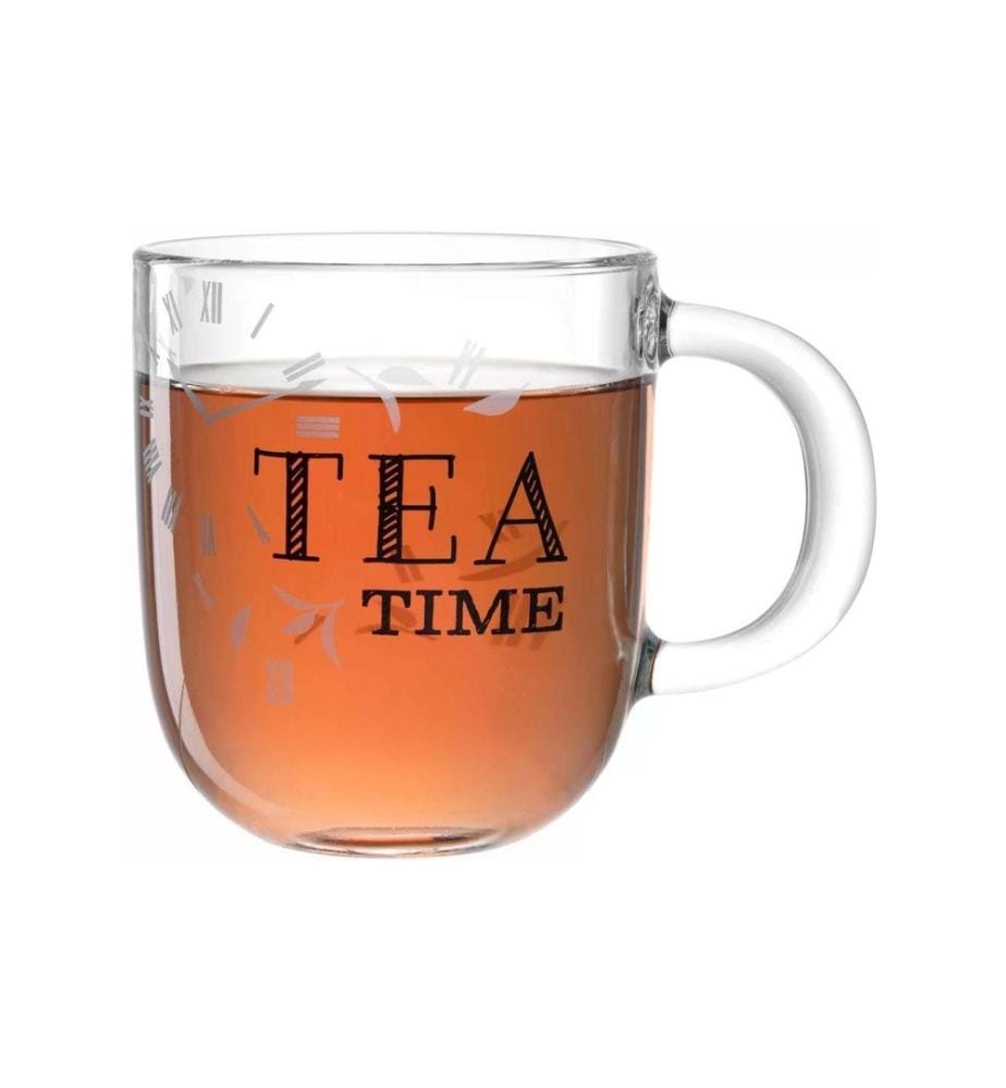 LEONARDO - Tasse universelle Ufficio Tee Time 400 ml, 1 Pièce/s, Transparent