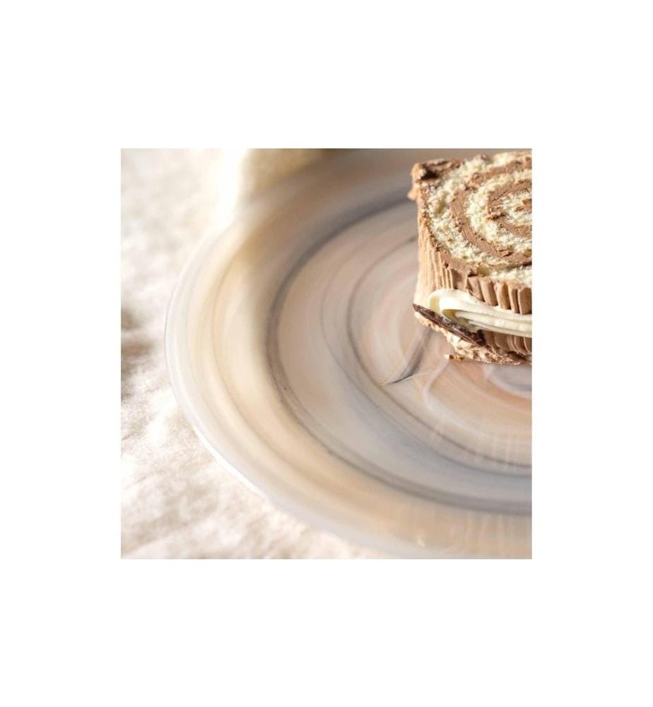 LEONARDO - Frühstücks- & Dessertteller Alabastro Ø 18 cm, 4 Stück,Beige