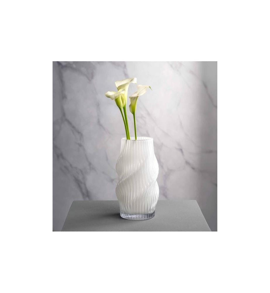 LEONARDO - Vase Verdi 31 cm, Blanc