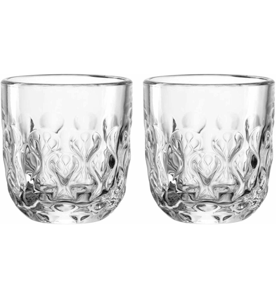 LEONARDO - Verre à cappuccino Gocce 2 60 ml, 2 pièces, Transparent