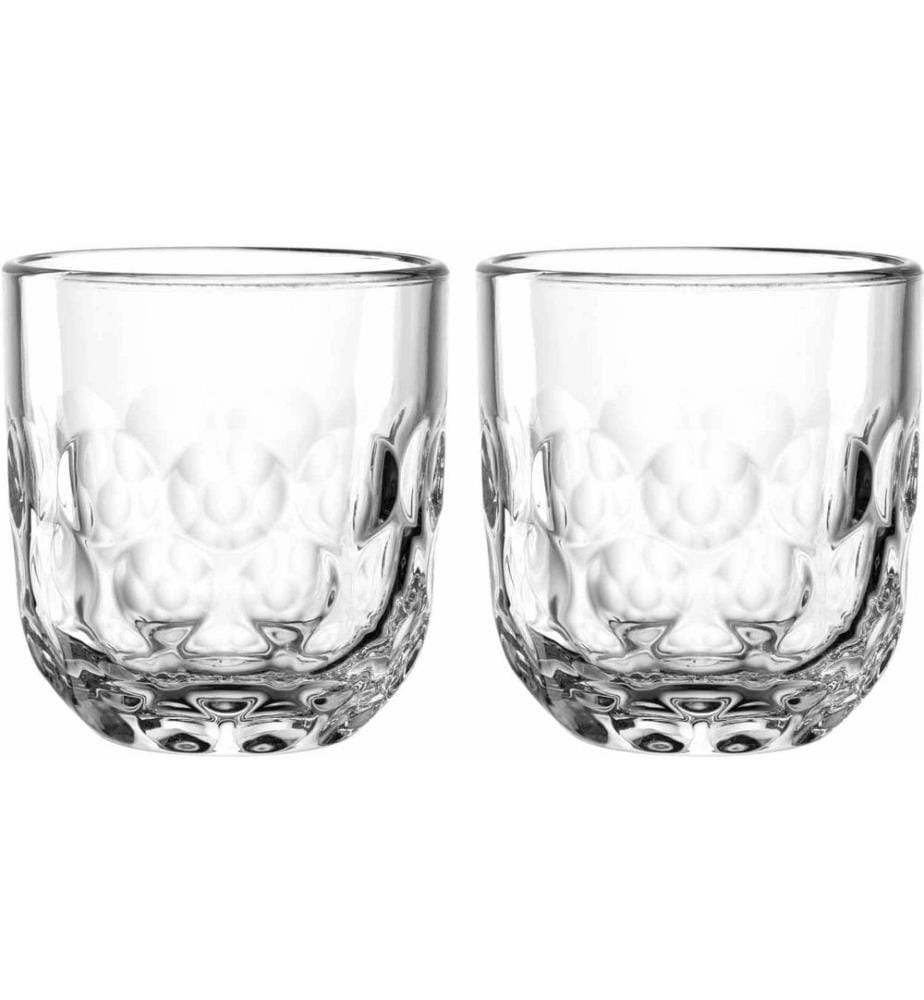 LEONARDO - Verre à cappuccino Gocce 1 220 ml, 2 pièces, Transparent