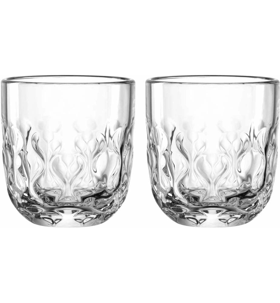 LEONARDO - Verre à cappuccino Gocce 2 220 ml, 2 pièces, Transparent