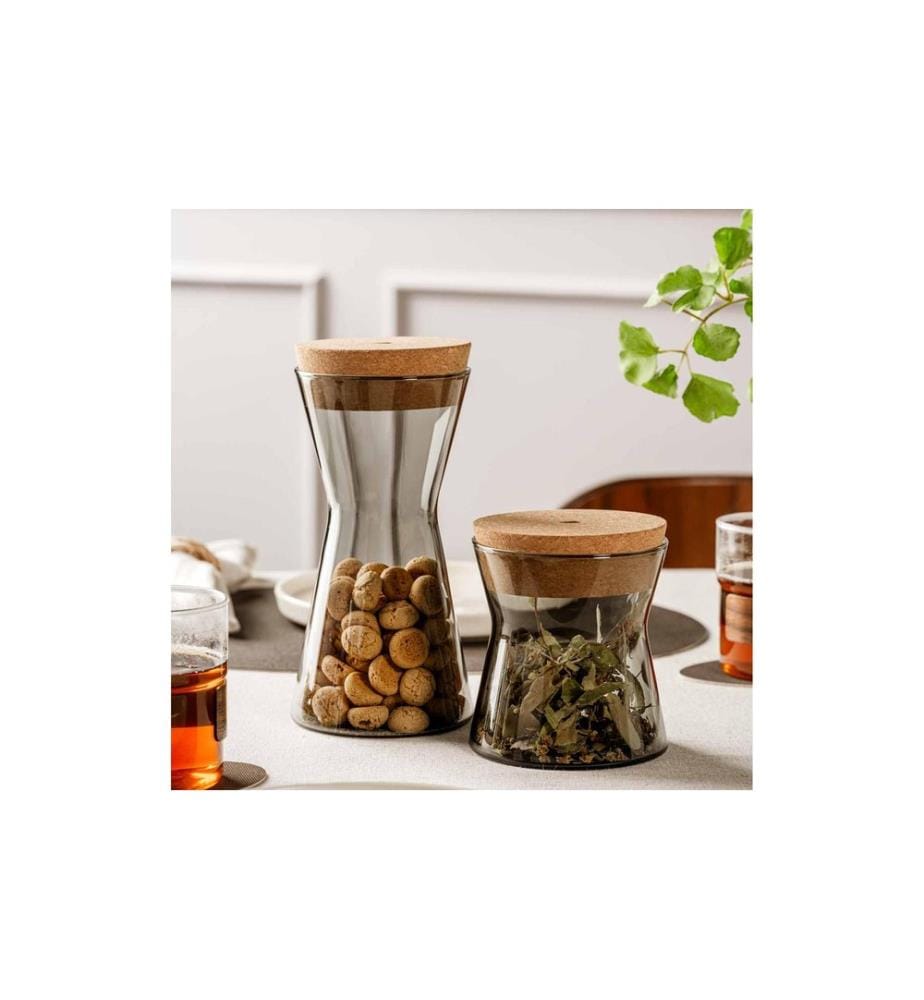 LEONARDO - Vorratsdose Forma X 0.8 l, Grau